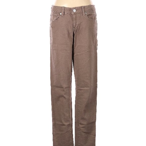 AMERICAN EAGLE Taupe Stretch Skinny Khaki Jeans - Picture 7 of 7